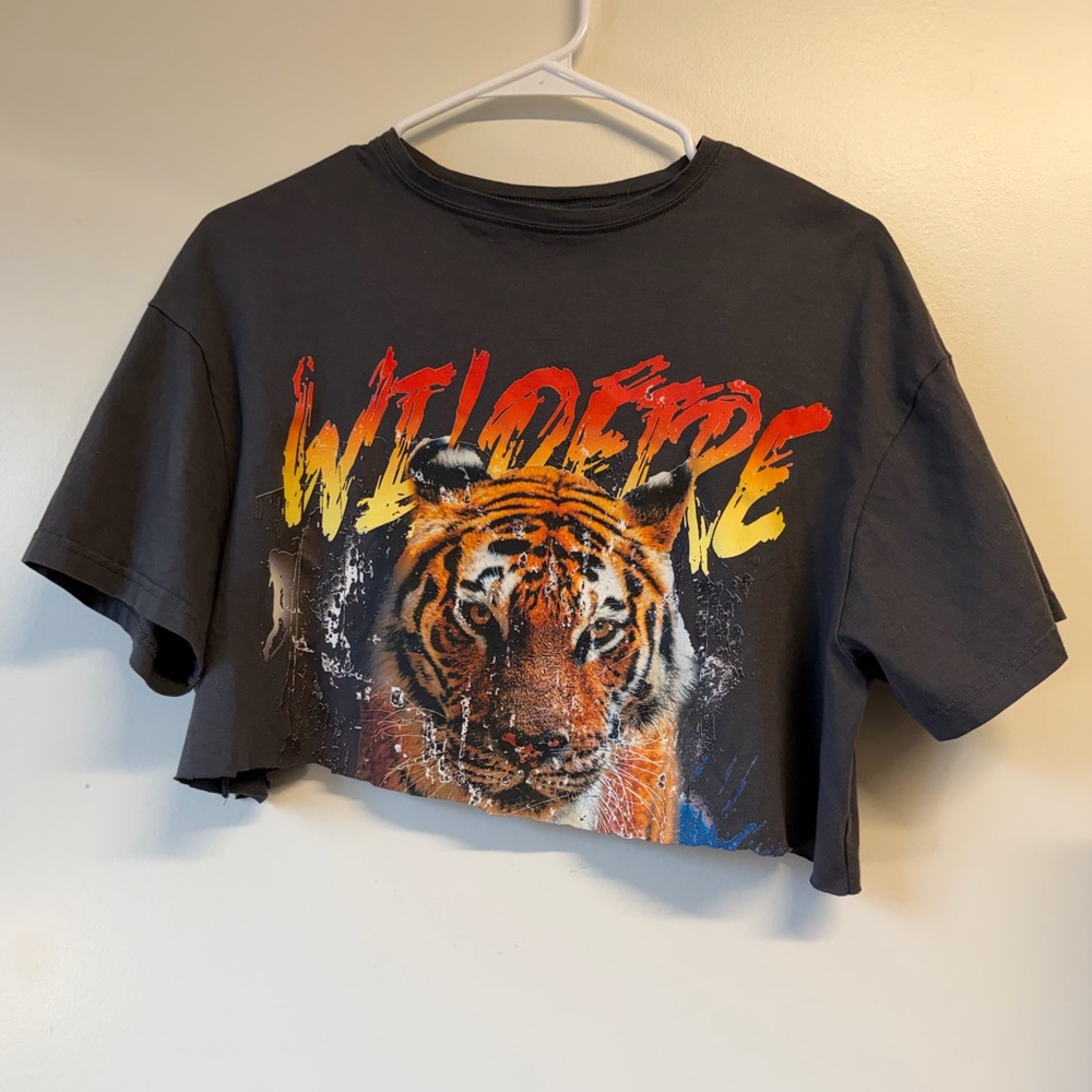 Oversized crop top